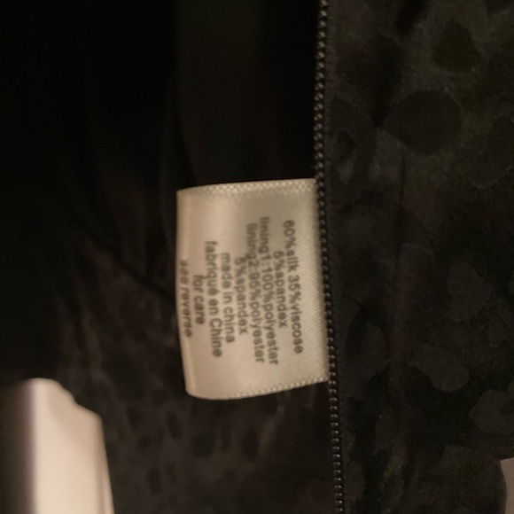 NWT Ronny Kobo BLACK NOT BLUE leopard silk bow cut out top size small $358 - Picture 9 of 15